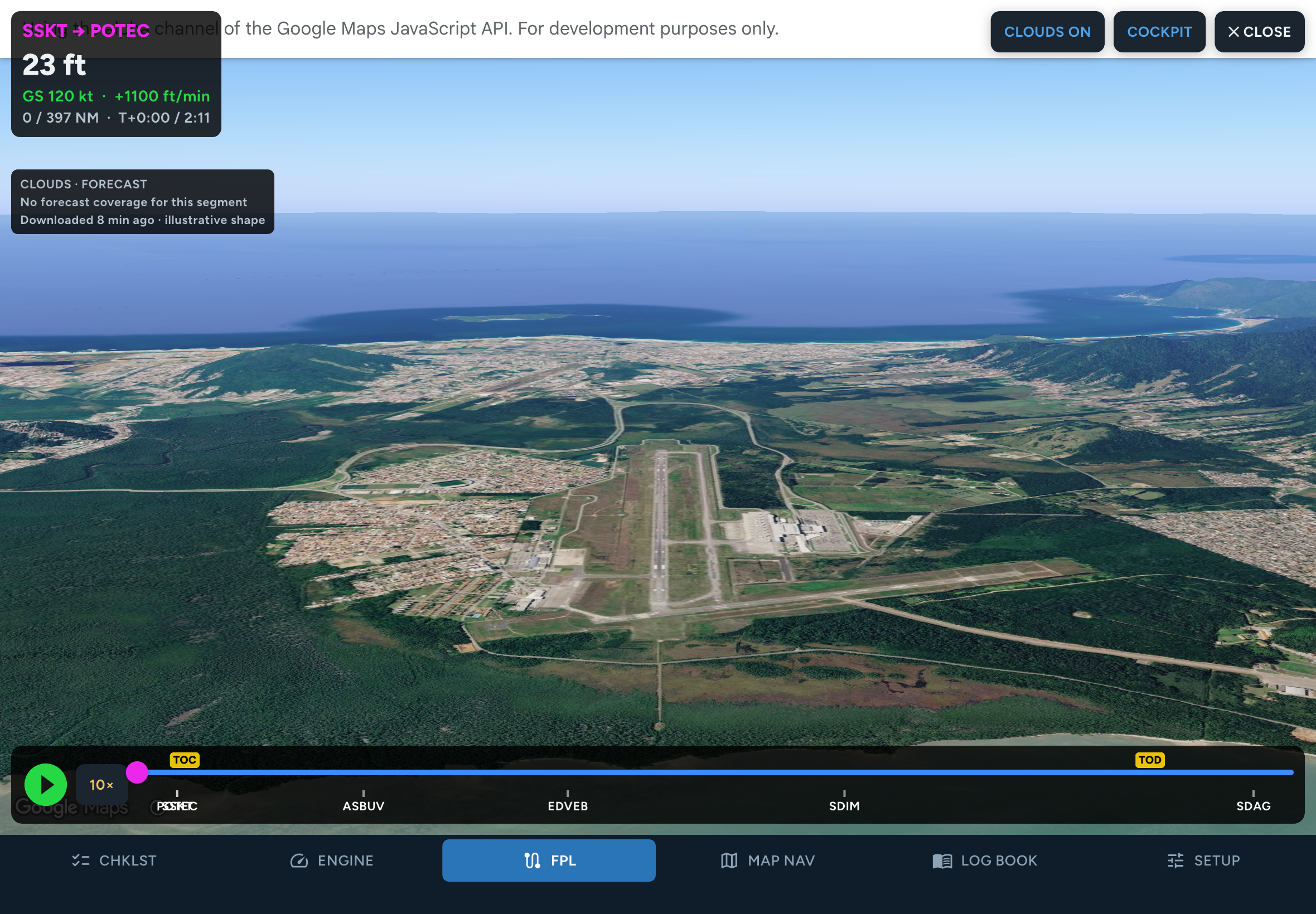 Conheça o cenário do aeródromo no app FlightMate para iPad